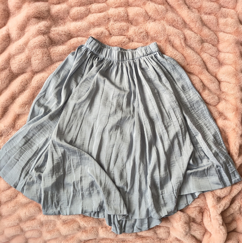 Philosophy Satin Gathered Midi Skirt - Size XS